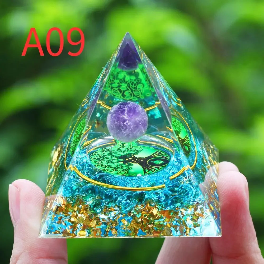 Natural Crystal Pyramid – Energy Generator & Decorative Piece