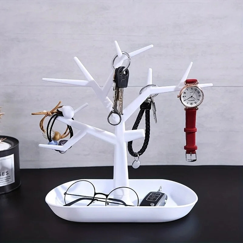 Tree Design Jewelry Storage Rack – Elegant & Space-Saving Organizer