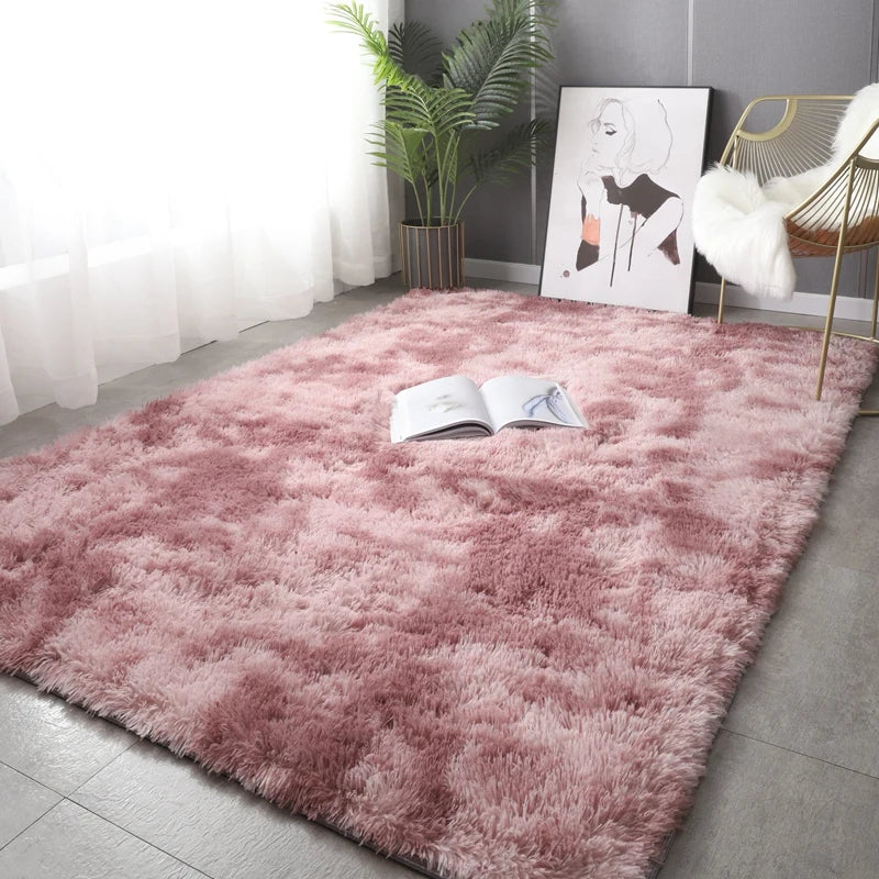 Plush Carpet for Living Room – Soft & Fluffy Home Rug for Bedroom & Play Area 🏡✨