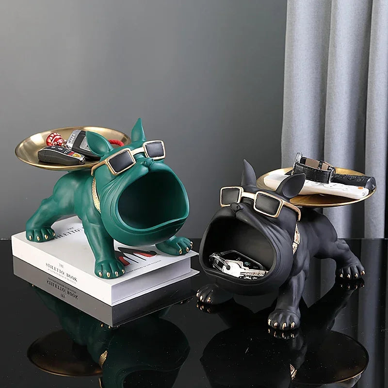 πΆ Bulldog Figurine Storage Box β Stylish & Functional Home Decor