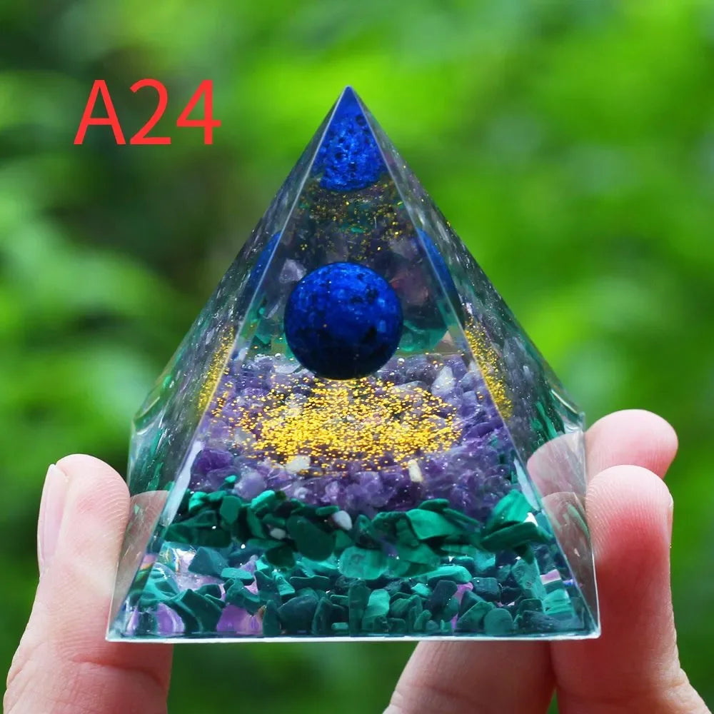 Natural Crystal Pyramid – Energy Generator & Decorative Piece