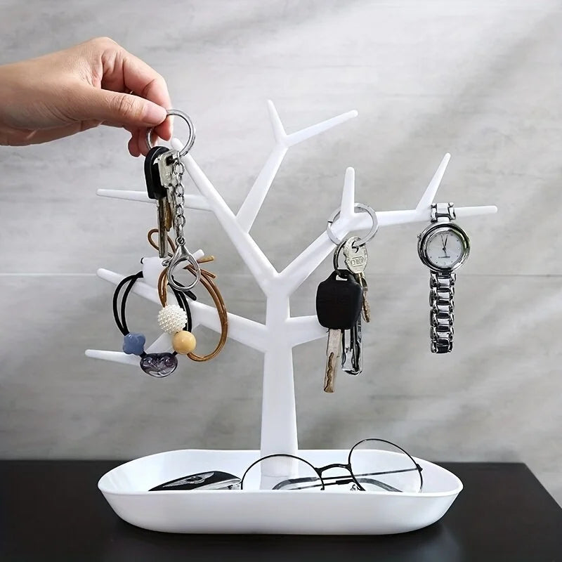 Tree Design Jewelry Storage Rack – Elegant & Space-Saving Organizer