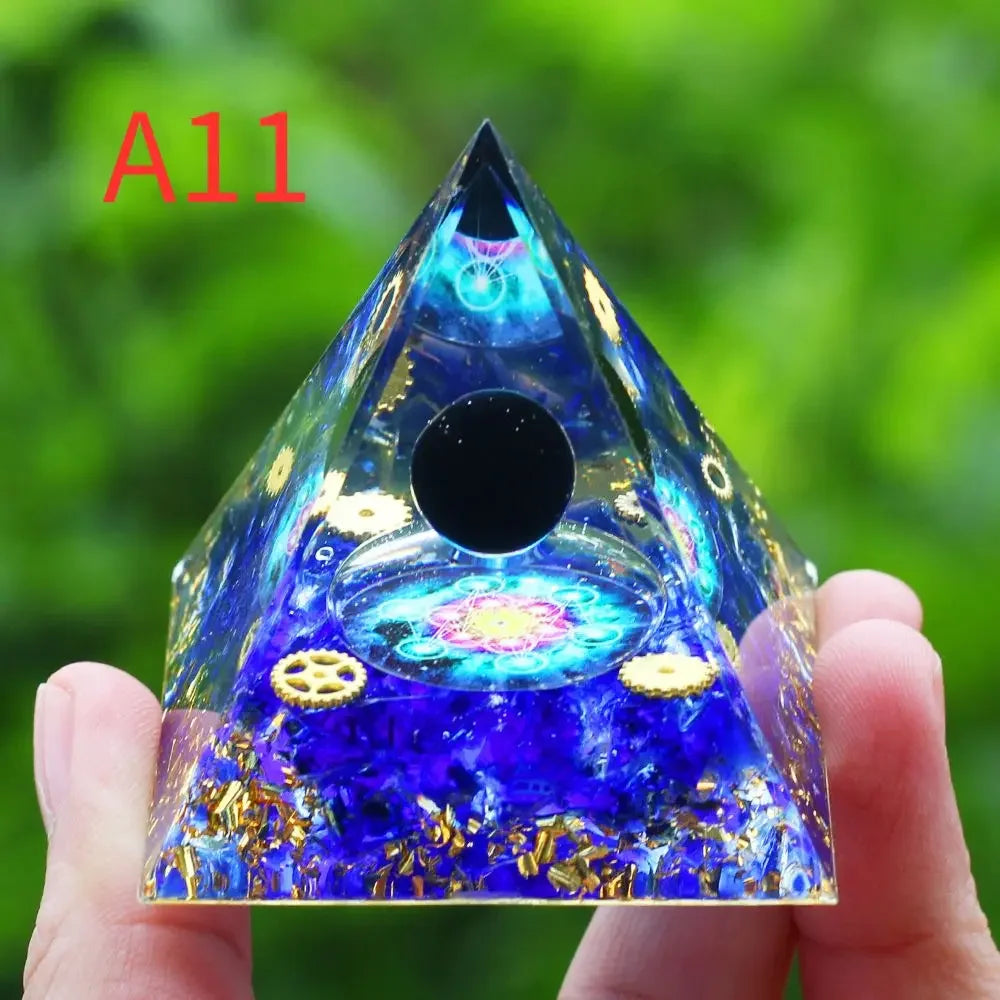 Natural Crystal Pyramid – Energy Generator & Decorative Piece
