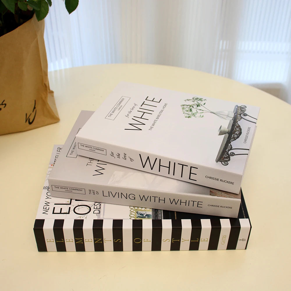 Luxury Decorative Fake Books Set – Modern Home & Coffee Table Decor