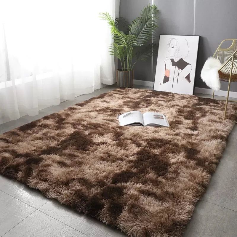 Plush Carpet for Living Room – Soft & Fluffy Home Rug for Bedroom & Play Area 🏡✨