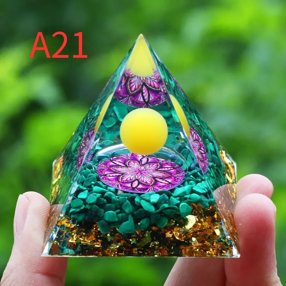 Natural Crystal Pyramid – Energy Generator & Decorative Piece
