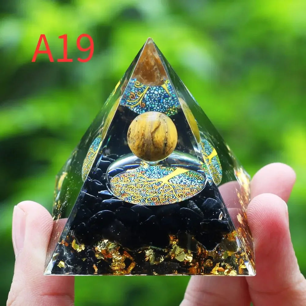 Natural Crystal Pyramid – Energy Generator & Decorative Piece