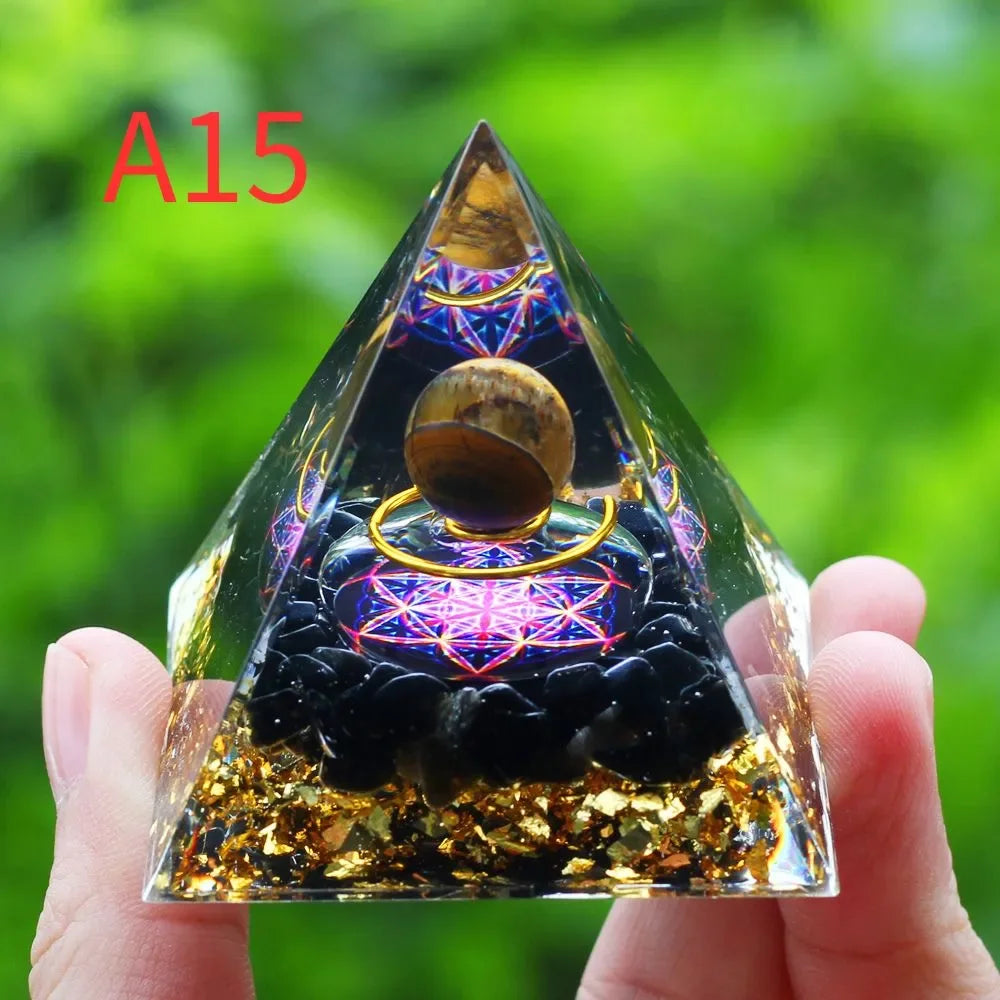 Natural Crystal Pyramid – Energy Generator & Decorative Piece