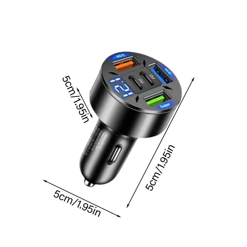 🚗 250W 5-Port Car Charger – Power Up Every Journey! ⚡