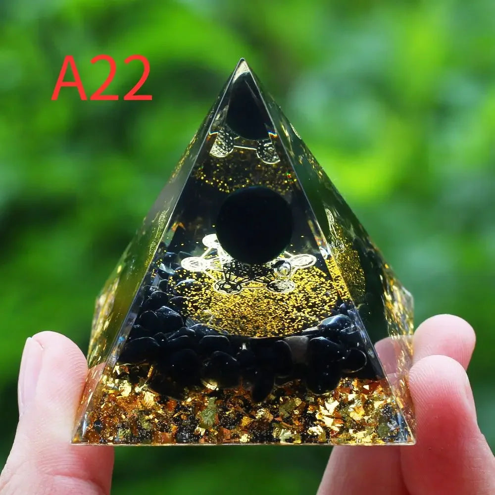 Natural Crystal Pyramid – Energy Generator & Decorative Piece