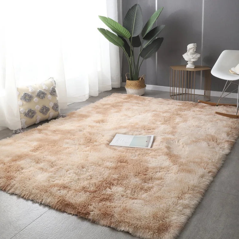 Plush Carpet for Living Room – Soft & Fluffy Home Rug for Bedroom & Play Area 🏡✨