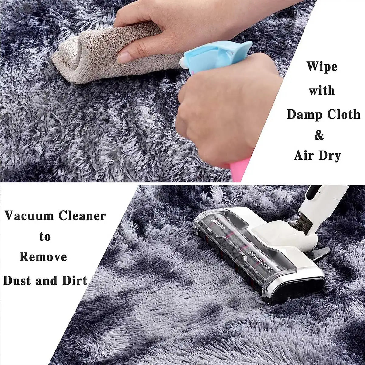Plush Carpet for Living Room – Soft & Fluffy Home Rug for Bedroom & Play Area 🏡✨