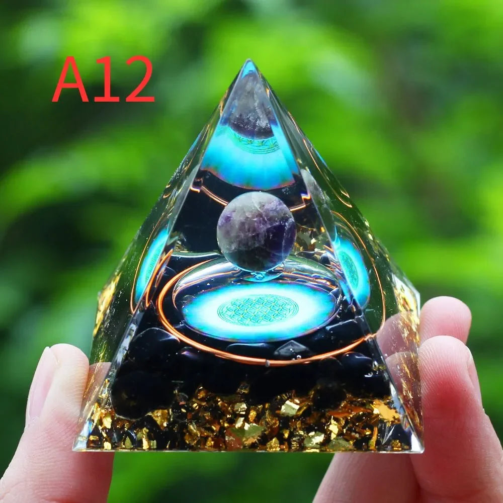 Natural Crystal Pyramid – Energy Generator & Decorative Piece