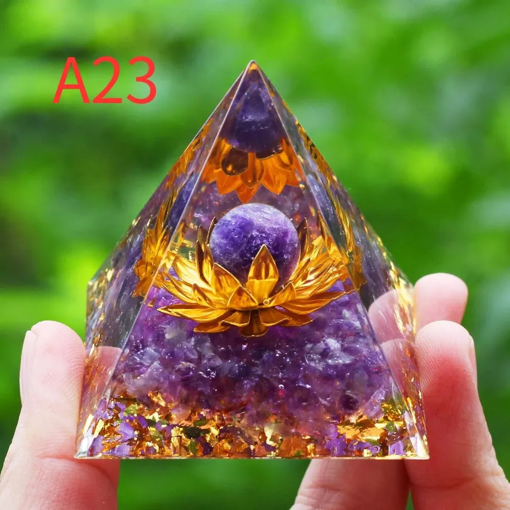 Natural Crystal Pyramid – Energy Generator & Decorative Piece