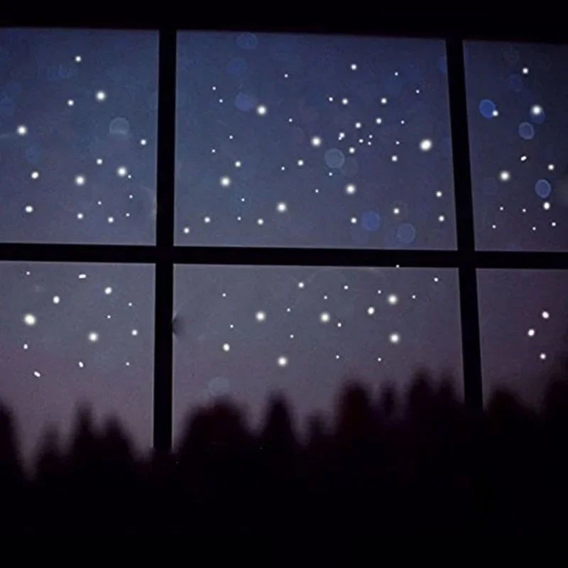 🌟 407pcs Glow-in-the-Dark Star Wall Stickers – Create a Magical Night Sky! 🌙