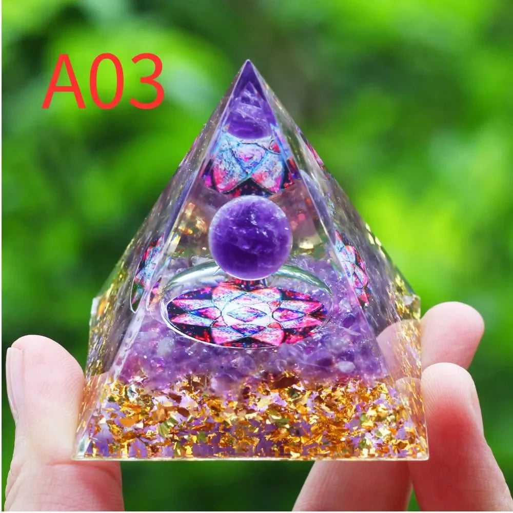 Natural Crystal Pyramid – Energy Generator & Decorative Piece