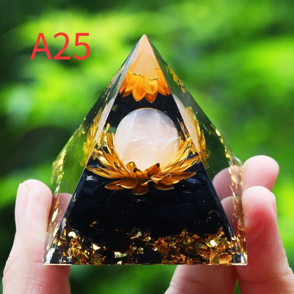 Natural Crystal Pyramid – Energy Generator & Decorative Piece