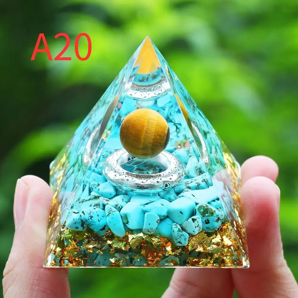 Natural Crystal Pyramid – Energy Generator & Decorative Piece