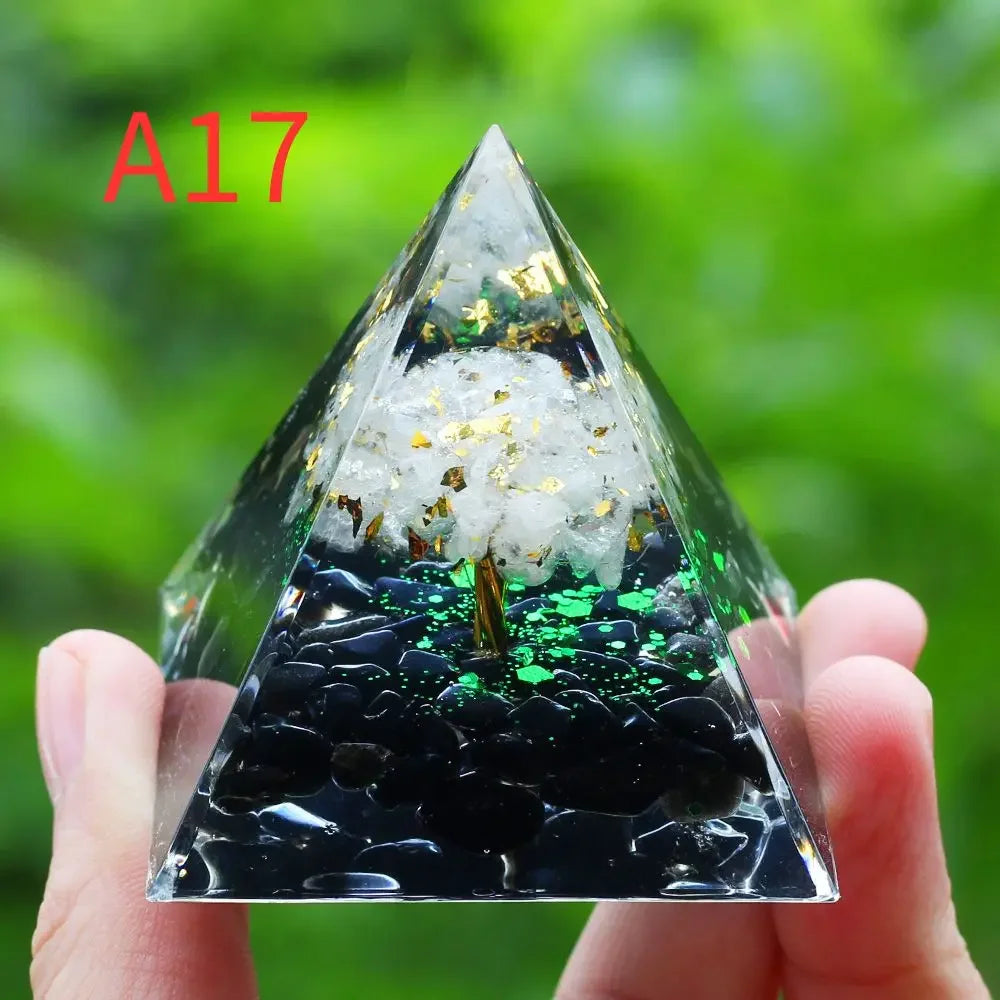 Natural Crystal Pyramid – Energy Generator & Decorative Piece