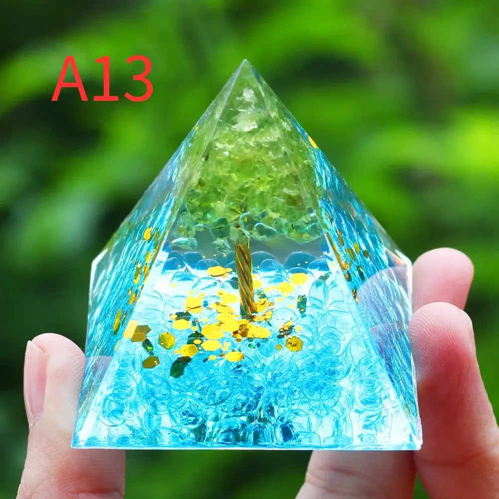 Natural Crystal Pyramid – Energy Generator & Decorative Piece