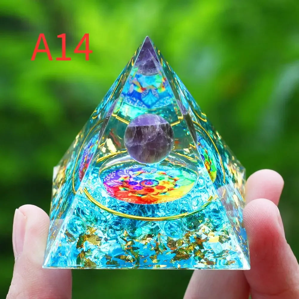 Natural Crystal Pyramid – Energy Generator & Decorative Piece