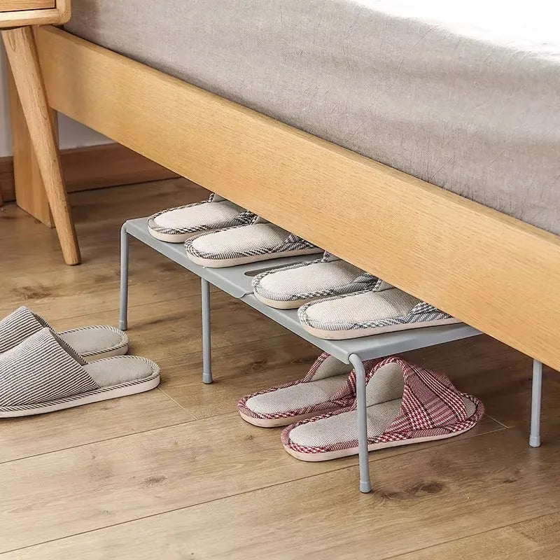 Extensible ABS Shoe Rack – Space-Saving Telescopic Storage Shelf