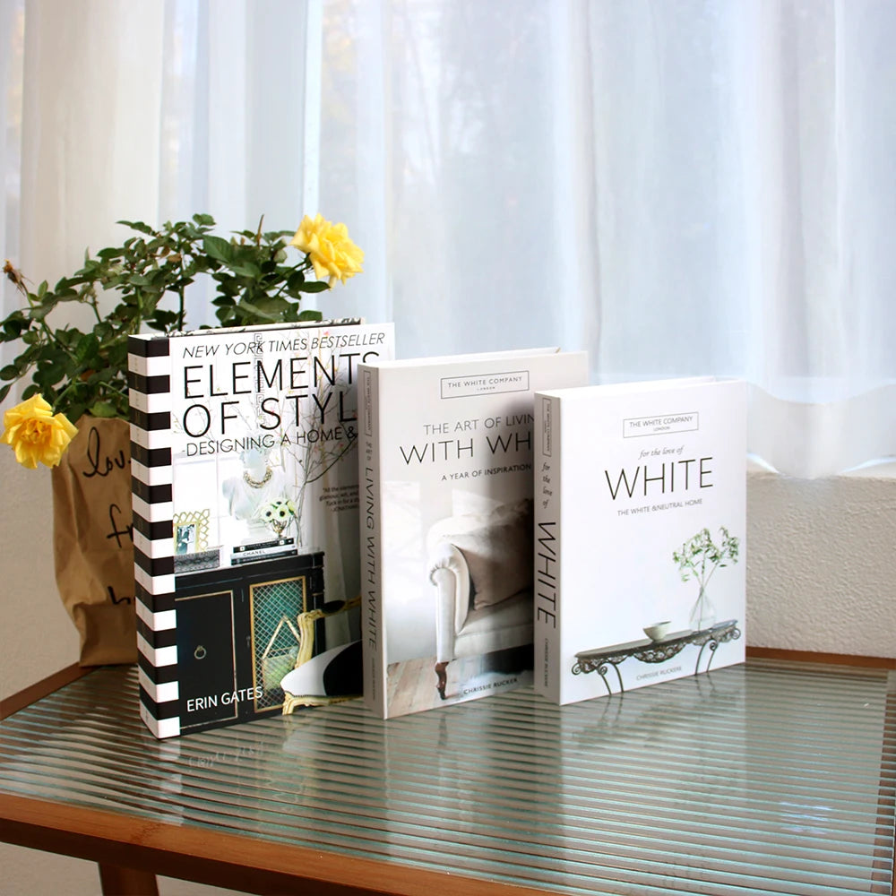 Luxury Decorative Fake Books Set – Modern Home & Coffee Table Decor