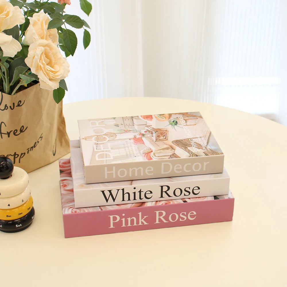 Luxury Decorative Fake Books Set – Modern Home & Coffee Table Decor