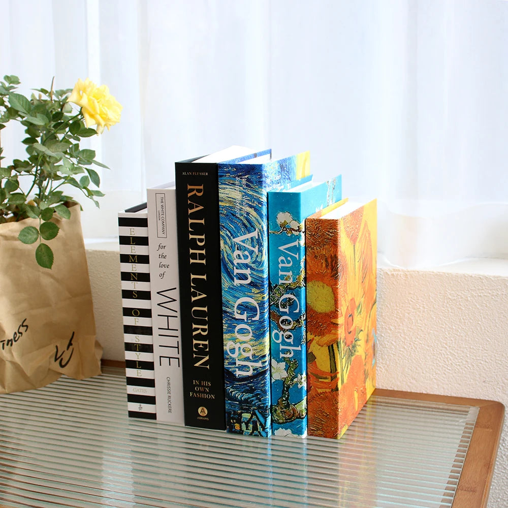 Luxury Decorative Fake Books Set – Modern Home & Coffee Table Decor