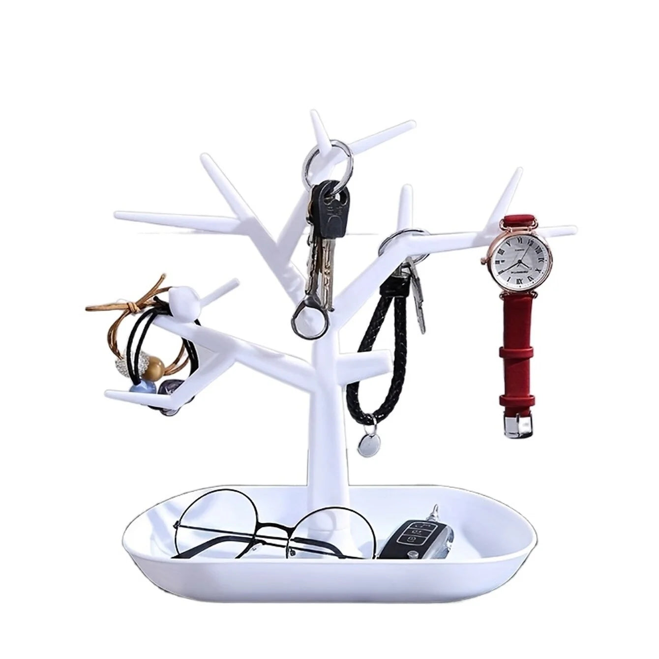 Tree Design Jewelry Storage Rack – Elegant & Space-Saving Organizer