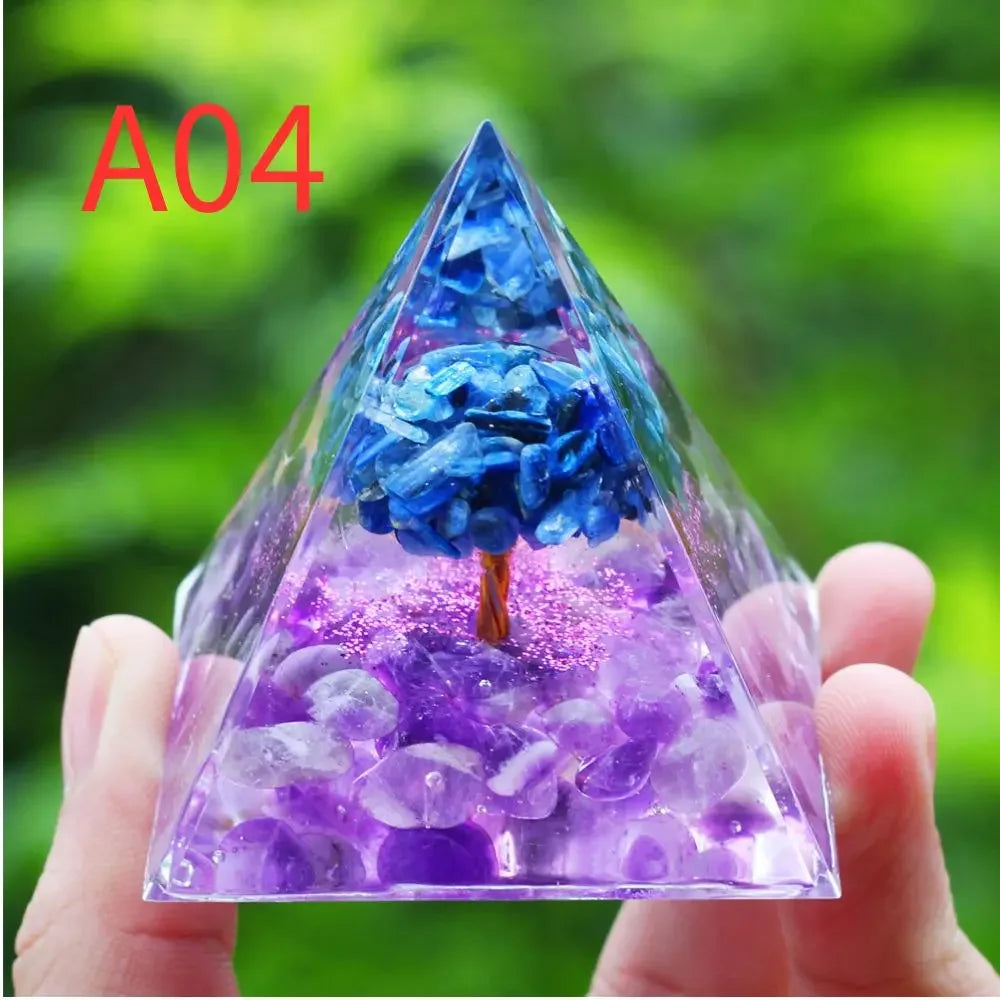 Natural Crystal Pyramid – Energy Generator & Decorative Piece
