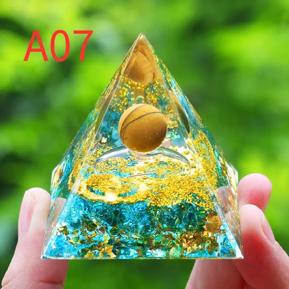 Natural Crystal Pyramid – Energy Generator & Decorative Piece