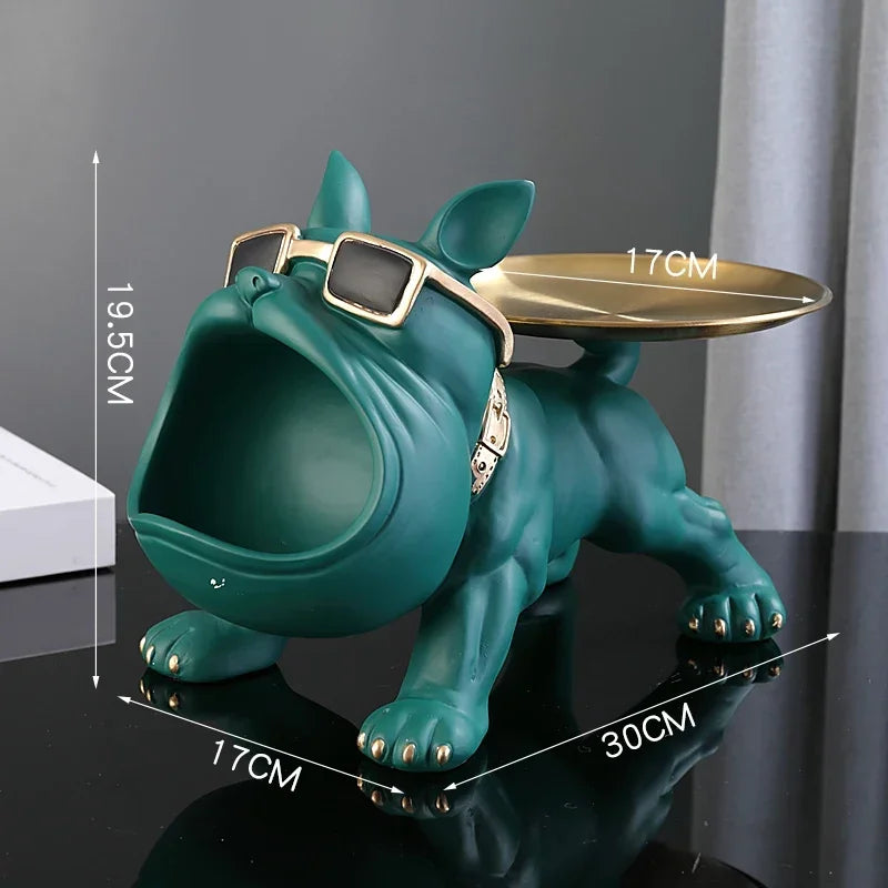 πΆ Bulldog Figurine Storage Box β Stylish & Functional Home Decor