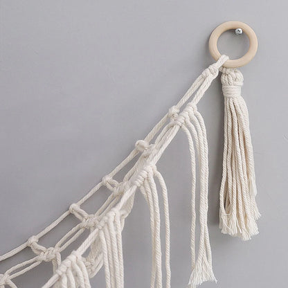 🧸 Boho Plush Toy Hammock – Handmade Hanging Storage for Stuffed Animals & More! 🎍