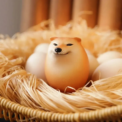 Adorable Shiba Inu Bobblehead Figurine - Custom-made Miniature Dog Statue for Décor home decor  fairy garden