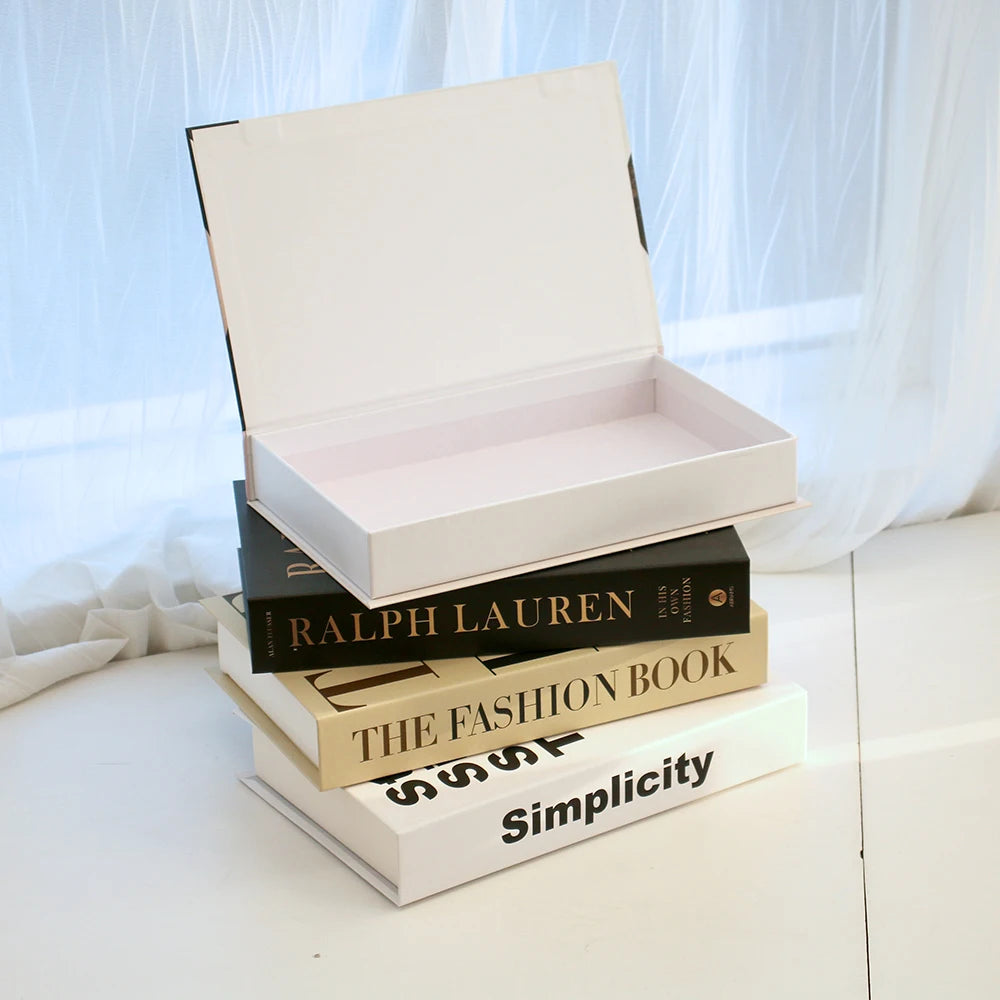 Luxury Decorative Fake Books – Stylish Home Décor &amp; Storage Solution 📚✨
