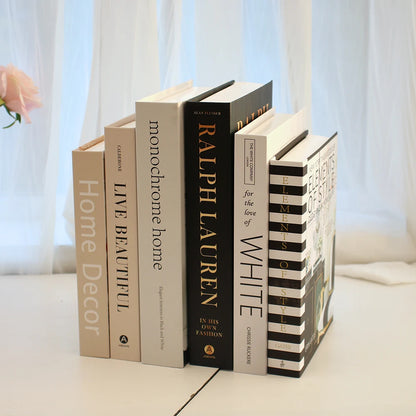 Luxury Decorative Fake Books Set – Modern Home &amp; Coffee Table Decor
