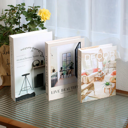Luxury Decorative Fake Books Set – Modern Home &amp; Coffee Table Decor