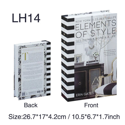 Luxury Decorative Fake Books – Stylish Home Décor &amp; Storage Solution 📚✨
