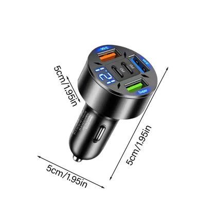 🚗 250W 5-Port Car Charger – Power Up Every Journey! ⚡