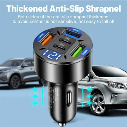 🚗 250W 5-Port Car Charger – Power Up Every Journey! ⚡