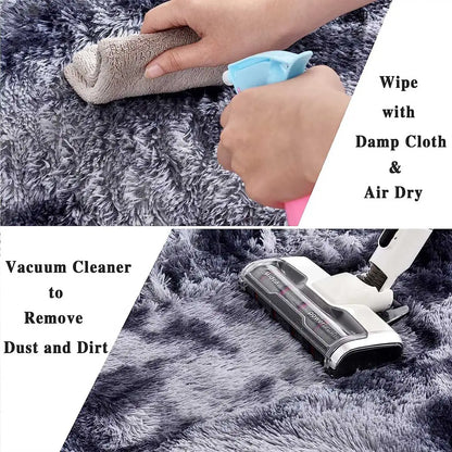 Plush Carpet for Living Room – Soft &amp; Fluffy Home Rug for Bedroom &amp; Play Area 🏡✨