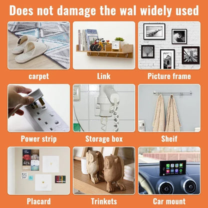 Double-Sided Nano Tape – Transparent, Waterproof &amp; Reusable Wall Stickers