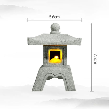Mini Pagoda Lantern Light – Japanese Zen Garden Decoration