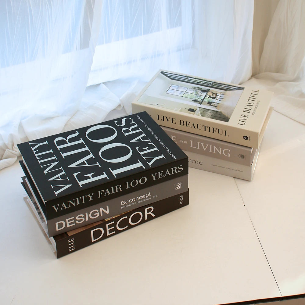 Luxury Decorative Fake Books – Stylish Home Décor &amp; Storage Solution 📚✨