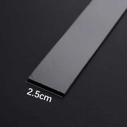 Gold Stainless Steel Wall Sticker Strip – Self-Adhesive Metal Trim for Home &amp; Tile Decoration