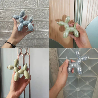ERMAKOVA Creative Balloon Dog Ceramic Sculpture – Abstract Home Office Décor & Gift 🐶🎈