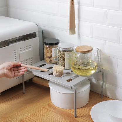 Extensible ABS Shoe Rack – Space-Saving Telescopic Storage Shelf