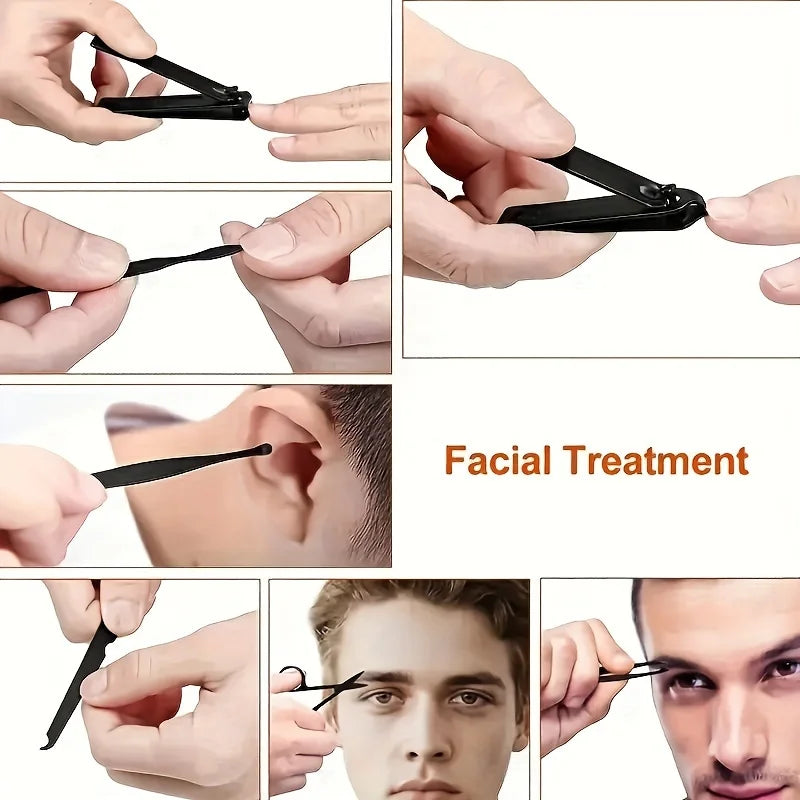 ✂️ 7–24pcs Professional Nail Clippers Kit